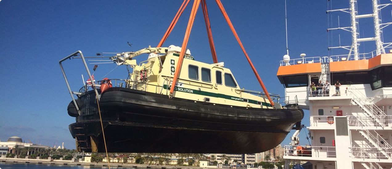 Alex Marine Extraction operation of dredger DAMEN at Burullus, Egypt
